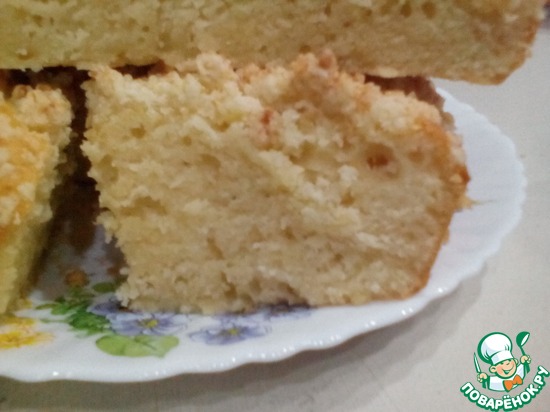 Простой пирог с кокосовым штрейзелем Источник: https://www.povarenok.ru/recipes/show/128095/