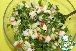 Салат Мелодия на два голоса Йогурт Салат Мелодия на два голоса Йогурт