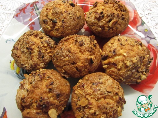 Творожные кексы с ореховой корочкой по рецепту mtata https://www.povarenok.ru/recipes/show/137692/