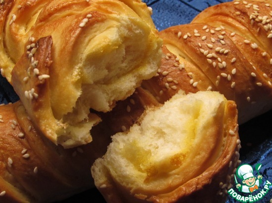 Багеты-рулеты с масляной начинкой по рецепту mtata https://www.povarenok.ru/recipes/show/136287/