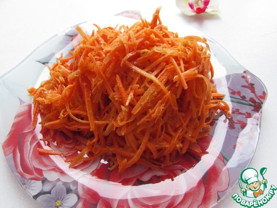 Морковь по-корейски за пять минут по рецепту tastyminute https://www.povarenok.ru/recipes/show/125602/