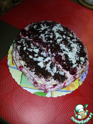 Торт " Зимняя вишня "