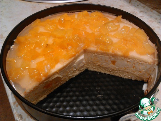 Персиковая панакота