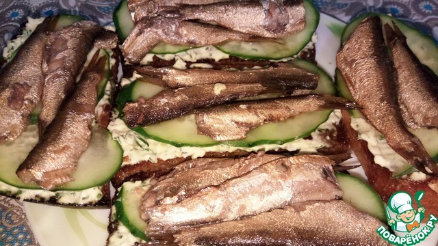 Бутерброд "Рыбка"