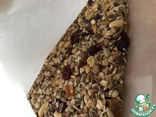 Энергетические батончики с клюквой