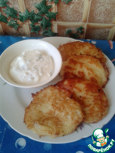 Идеальные драники с соусом "Молочная мочанка"