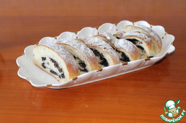 Рулет с маковой начинкой – кулинарный рецепт