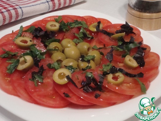 Карпаччо из помидоров