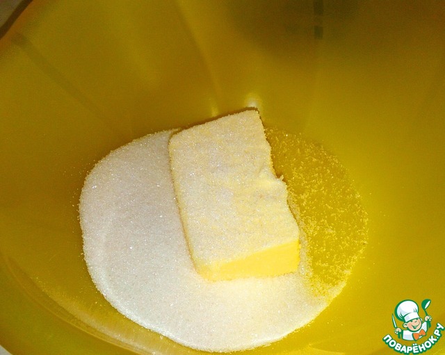 Творожный кекс без сливочного масла. Половина сахар половина мед. Как растереть масло с сахаром. Рецепт с текстом творожный кекс.