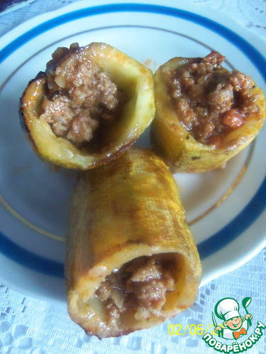 "Кабачки фаршированные"