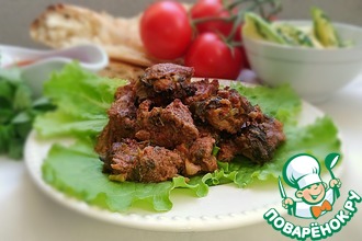 Рецепт: Мясо по-грузински в духовке