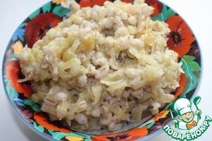 Barley porridge with potatoes