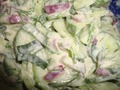 Огуречный салат с мятой по-турецки