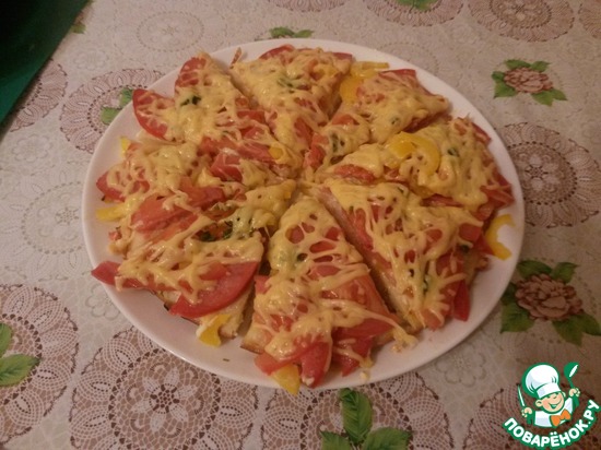 Пицца на сковороде по рецепту sistra.