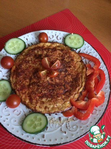 омлет "С хлебом и сыром"