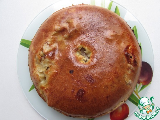 Пирог "Мужской" с рубленым мясом по рецепту Светланка g980 https://www.povarenok.ru/recipes/show/138928/