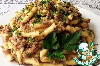 Рецепт: Самые вкусные макароны по-флотски