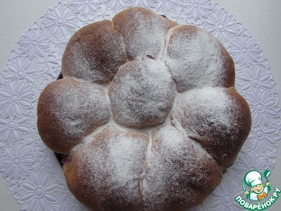 Постные булочки с малиной и орехами по рецепту Mary Stone https://www.povarenok.ru/recipes/show/138730/