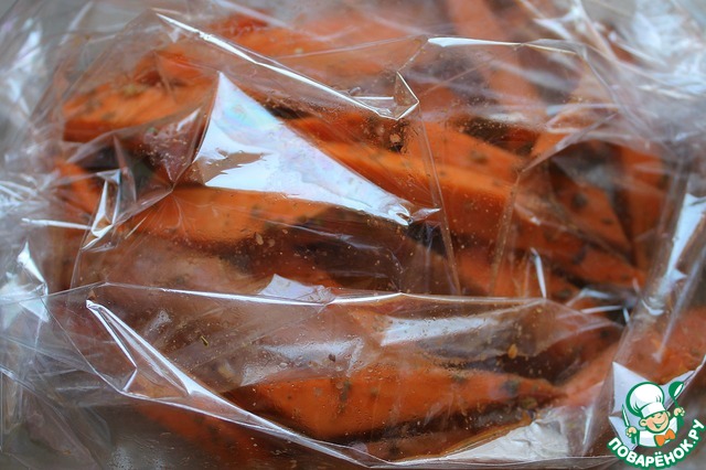 батат с пармезаном. батат с пармезаном. как порезать батат для запекания. батат в духовке. Sweet potato fries.