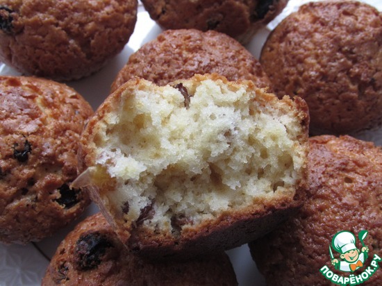 Американские маффины "Торжество вкуса и простоты" по рецепту vkusno_I_prosto https://www.povarenok.ru/recipes/show/138478/