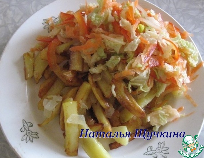 Рецепт: Салат лёгкий из пекинской капусты