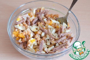 Салат с говядиной и фасолью – закуска в виде полноценного сытного блюда: рецепт с фото и видео