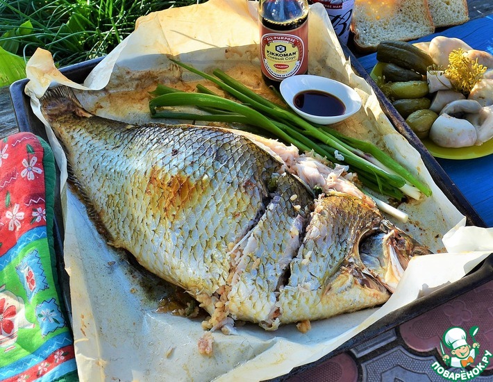 Лещ с рисом и овощами – рыбные рецепты