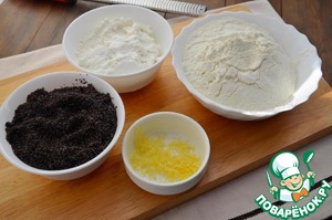 Рецепт Творожный кекс с маком