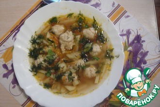 Рецепт: Гречневый суп Пустельга