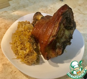 Рулька по-баварски – кулинарный рецепт