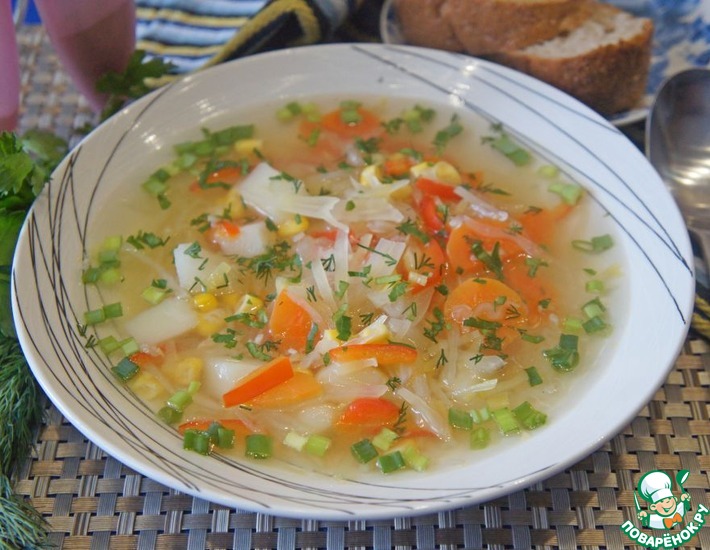 Суп Овощной Рецепты С Фото Простые