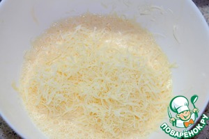 Омлет с грибами и курицей