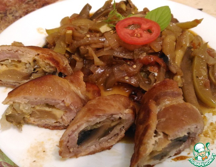Свиные крученики с грибами: рецепты и секреты приготовления - Лучшие блюда