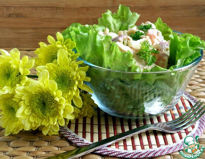 Салат из цветной капусты и отварной курицы, рецепт с фото. Как приготовить куриный салат с цветной капустой?