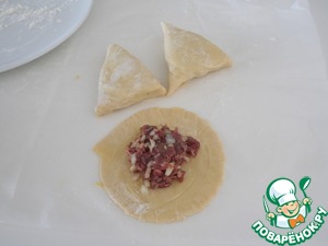 Самса на кефире и сметане - пошаговый рецепт приготовления с фото