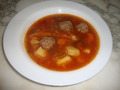 Суп с фрикадельками