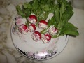 Закуска из редиса с маслом