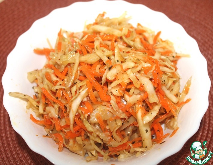 Шинкованная капуста по корейски с морковкой. Капуста маринованная по-корейски: рецепт быстрого приготовления. Для заготовки вам потребуются такие составляющие