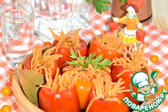 Рецепт: Фаршированные помидоры Закусочные