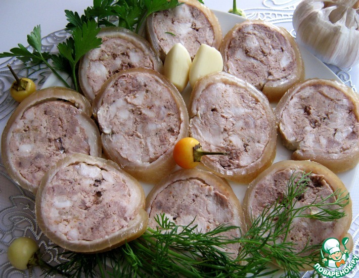 Рецепт: Свино-говяжья колбаса Домашняя