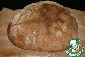 Домашний ржано-пшеничный хлеб в духовке – кулинарный рецепт
