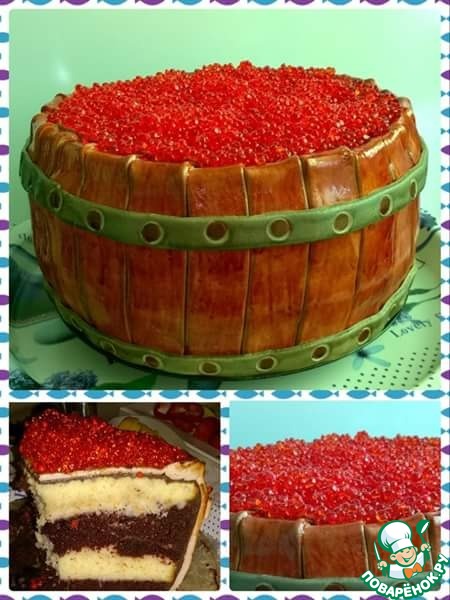 Боченок с икоркой красной)6кг