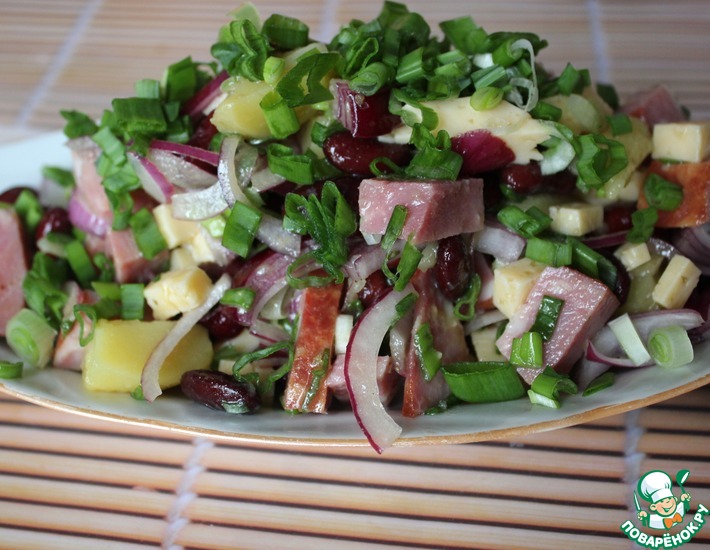 Рецепт: Салат с красной фасолью из Аппенцелля