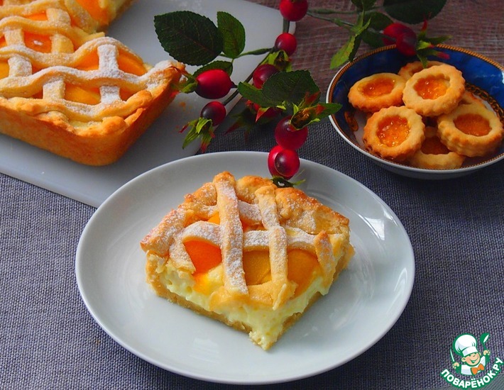 Рецепт: Нежный персиковый пирог