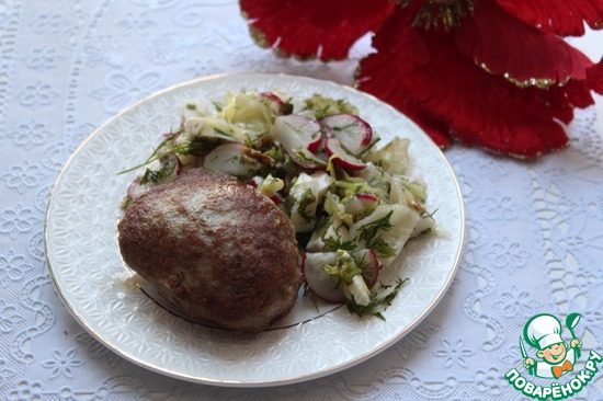 Куриные котлеты «Для разнообразия» по рецепту Машеньки masha vet https://www.povarenok.ru/recipes/show/150882/