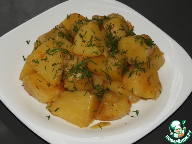 Картофель по-деревенски в рукаве для запекания – кулинарный рецепт