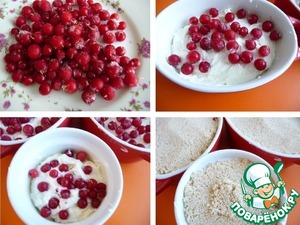 Творожно-ягодный крамбль, пошаговый рецепт на 2309 ккал, фото, ингредиенты - Lena
