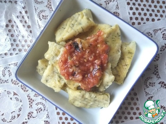 Картофельные ньоки в легком помидорном соусе