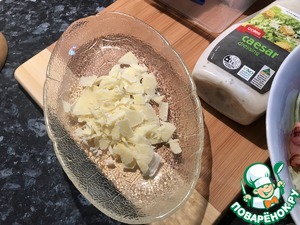 Салат "Цезарь" с беконом