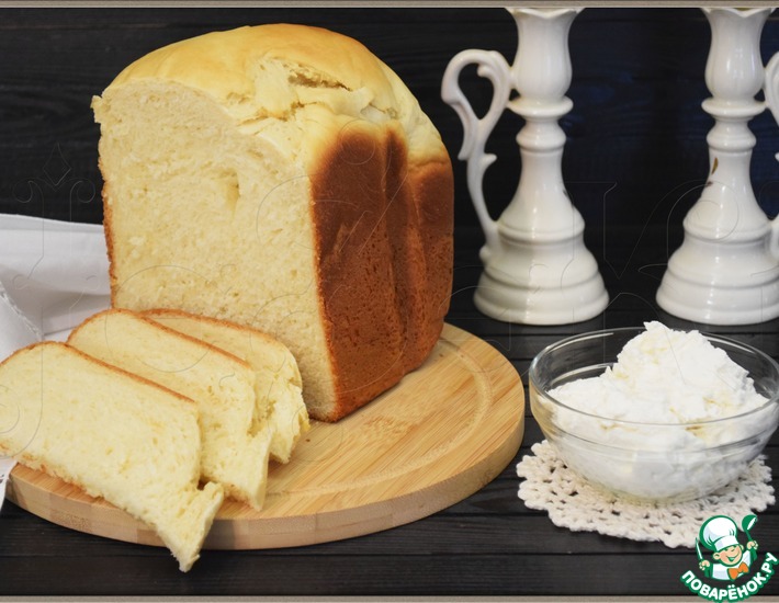 Рецепт: Белый хлеб Нежный